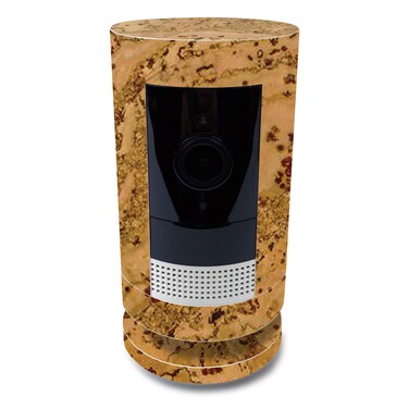 MightySkins Skin for Ring Stick Up Cam Battery - Cork   Protective, Durable, and Unique Vinyl Decal wrap Cover   Easy to Apply, Remove, and Change Styles   Made in The USA, 36" (RISTCAB-Cork)