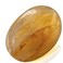 KALIFANO Golden Healer's Quartz Palm Stone with Healing &amp; Calming Effects - AAA Grade High Energy Hematoid Cuarzo Worry Stone with Information Card - Reiki Hematite Crystal Used for Clarity