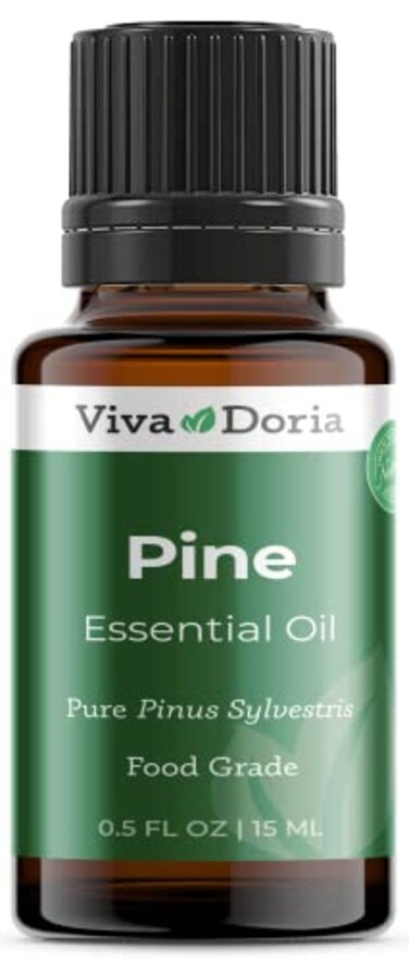 Viva Doria Pine Needle Essential Oil, 100% Pure, Natural, Pine Essential Oil, Undiluted, for Aromatherapy   Food Grade, 15 mL (0.5 Fluid Ounce)