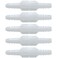 5pk Oxygen Tubing Male-Male Salter Style Swivel Connector