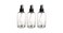 Natural Farms 3 Pack- 8oz- Clear Boston Plastic Bottles- Fine Mist Atomizer- for Essential Oils, Perfumes, Cleaning Products, Plants, Hair, Vinegar- Alcohol Safe