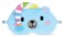 iscream Holiday Pals Satin-Lined Embroidered Fleece Sleep Mask - Polar Bear