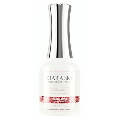 KIARA SKY Platinum FX Reflective Gel Polish 0.5 fl oz, Candy Apple