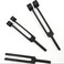 Medical Grade Aluminum Alloy Sensory Tuning Fork Activator For Healing, Therapy Non Magnetic One Each of C 128, C 256, C 512 Tuning Forks, Black, 3 Pcs