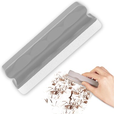 Maplefield Beard Bar Cleaning Tool for Men - Beard Hair Cleaner for Sink with Soft Sponge &amp; Wooden Handle - Picks Up Stray Hair