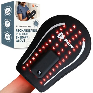 Lifepro Red Light Therapy Foot and Ankle Wrap, Comfortable and Portable, One-Size-Fits-All, 2 Effective Wavelengths, Invisible Near-Infrared Red Light Therapy Glove for Joints, Muscles and Stiffness