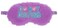 iscream Bold Brights Satin-Lined Silky Fur Sleep Mask for Girls - Do Not Disturb