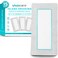 Adhesive Border Gauze 4"x8" (15pcs) - Bordered Non-Stick Island Dressing - Absorbent Wound Care Dressing - Breathable Sterile Bed Sore Bandage - Individually Wrapped Non-Woven Pad for Ulcers