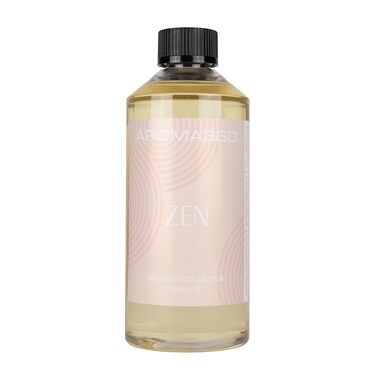 Aroma360 - Zen Fragrance Oil Blend - Luxury Aromatherapy Scent Diffuser Oil - Bergamot, Lemon Zest and Crushed Sage 16.9 fl oz, 500mL