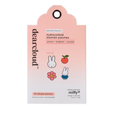 x Miffy Blemish Bunny Hydrocolloid Blemish Patches, Pimple Patches for Face, Acne Spot Treatment With Niacinamide &amp; Salicylic Acid (36 Count)