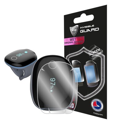 IPG Compatible with Wellue O2 Ring Oxygen Monitor Screen Protector (2 Units) Hydrogel Invisible Screen Guard - HD Quality/Self-Healing/Bubble -Free for ActiveBuds for Wellue