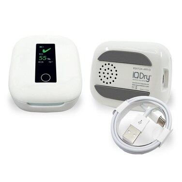 iQDry by Dry &amp; Store   Fastest Hearing Aid Dryer &amp; Dehumidifier   15-Minute Rapid Dehumidification   Removes Moisture from Hearing Aids, AirPods, Earbuds, and Amplifiers