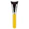 Bdellium Tools Professional Makeup Brush - Studio Series 989 Inverted Face Blending - With Soft Synthetic Fibers, For Blending (Yellow, 1pc)