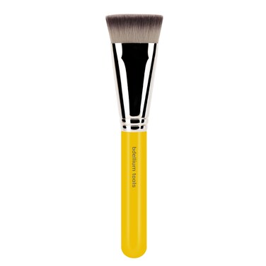 Bdellium Tools Professional Makeup Brush - Studio Series 987 Face Blending - With Soft Synthetic Fibers, For Sculpting Cheekbones and Adding Dimension (Yellow, 1pc)