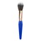 Bdellium Tools Professional Makeup Brush - Golden Triangle 985 Duo Fibre Powder - With All Vegan and Soft Synthetic Fibers, For Lightweight Powder Application (Blue, 1pc)