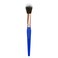 Bdellium Tools Professional Makeup Brush - Golden Triangle 965 Duo Fibre Blusher - With All Vegan and Soft Synthetic Fibers, For Applying Pop of Color (Blue, 1pc)