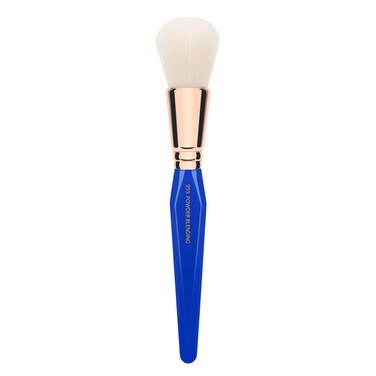 Bdellium Tools Professional Makeup Brush - Golden Triangle 959 Powder Blending - With All Vegan and Soft Synthetic Fibers, For Blending Powder (Blue, 1pc)