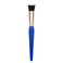Bdellium Tools Professional Makeup Brush - Golden Triangle 953 Duo Fibre Foundation - With All Vegan and Soft Synthetic Fibers, For Precise Application of Foundation (Blue, 1pc)