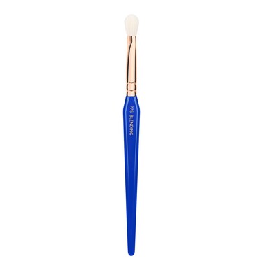 Bdellium Tools Professional Makeup Brush - Golden Triangle 776 Blending - With All Vegan and Soft Synthetic Fibers, For Shading &amp; Blending Powder (Blue, 1pc)