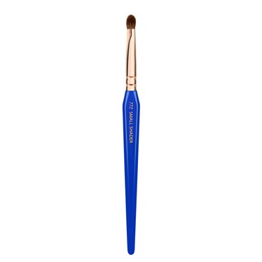 Bdellium Tools Professional Makeup Brush - Golden Triangle 772 Small Shader - With All Vegan and Soft Synthetic Fibers, For Precise &amp; Quick Shading (Blue, 1pc)