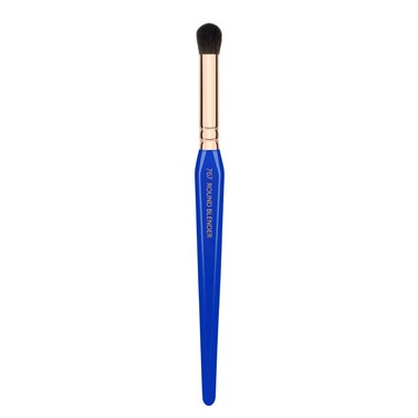 Bdellium Tools Professional Makeup Brush - Golden Triangle 767 Round Blender - With All Vegan and Soft Synthetic Fibers, For Blending &amp; Smoothing (Blue, 1pc)