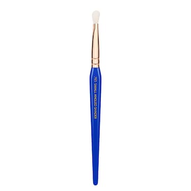 Bdellium Tools Professional Makeup Brush - Golden Triangle 765 Small Angled Shader - With All Vegan and Soft Synthetic Fibers, For Flawless, Professional Eye Shadow Application (Blue, 1pc)