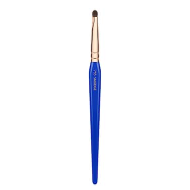 Bdellium Tools Professional Makeup Brush - Golden Triangle 755 Smudge - With All Vegan and Soft Synthetic Fibers, For Adding Depth and Dimension (Blue, 1pc)