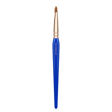 Bdellium Tools Professional Makeup Brush - Golden Triangle 542 Bold Lip - With All Vegan and Soft Synthetic Fibers, For Defining Contours of the Lips (Blue, 1pc)