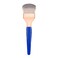 Bdellium Tools Professional Makeup Brush - Golden Triangle 972 Large Rounded Double Dome Blender - With All Vegan and Soft Synthetic Fibers, For Foundation Application &amp; Blending (Blue, 1pc)