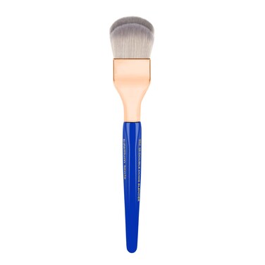 Bdellium Tools Professional Makeup Brush - Golden Triangle 952 Small Rounded Double Dome Blender - With All Vegan and Soft Synthetic Fibers, For Application &amp; Blending (Blue, 1pc)