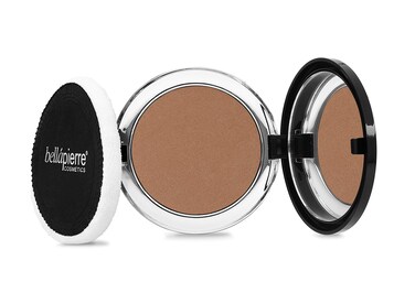 bellapierre Compact Mineral Bronzer   Beautifully Warms for a Sun Kissed Glow   Infused with Nourishing Jojoba   Non-Toxic &amp; Paraben Free Formula - Starshine - 0.3 Oz