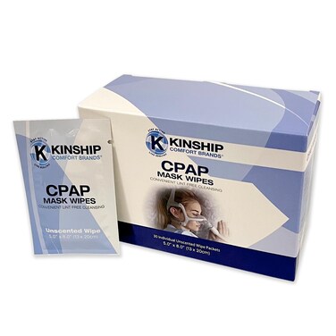 Travel CPAP Mask Wipe Towelette Pack of 30 Unscented Wipes