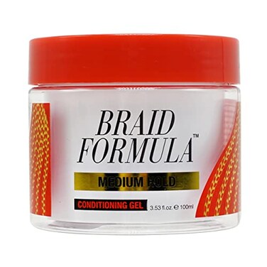 EBIN NEW YORK Braid Formula Conditioning Gel, Medium Hold, 3.53oz   Great for Braiding, Twisting, Edges, No Residue, No Flaking, Strong Hold, High Shine, Smoothing with Clean &amp; Aloe Vera Scent