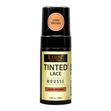 EBIN NEW YORK TINTED LACE MOUSSE - 3.38oz/ 100ml - Dark Brown