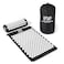 Black Mountain Products Acupressure Mat with Pillow &amp; Carrying Bag - Acupressure Mat for Trigger Pt. Massage Therapy, Black