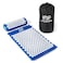Black Mountain Products Acupressure Mat with Pillow &amp; Carrying Bag - Acupressure Mat for Trigger Point Massage Therapy, Blue