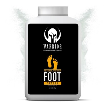 Warrior Antifungal Foot Powder for Feet - Jock Itch &amp; Athletes Foot Treatment Powder - (Set of 1)