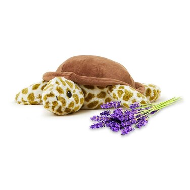 warmies Microwavable &amp; Weighted Stuffed Animals, Turtle - Heated Stuffed Animal Plushie for Warmth &amp; Comfort - Cute Soft Plush Toys for Adults &amp; Children (Boys, Girls, Babies &amp; Toddlers)