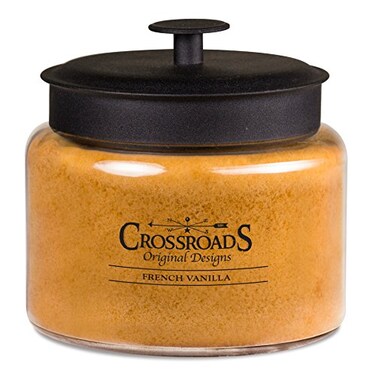 Crossroads French Vanilla Scented 4-Wick Candle, 64 Ounce