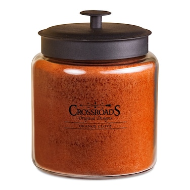 Crossroads Orange Clove Scented 4-Wick Candle, 96 Ounce