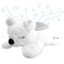 PureBaby Sound Sleepers Portable Sound Machine &amp; Star Projector - Plush Sleep Aid for Baby and Toddlers with Soothing Night Light Display, 10 Lullabies, White Noise, and Heartbeat Sounds (Polar Bear)