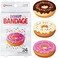 BioSwiss Bandages, Donut Shaped Self Adhesive Bandage, Latex Free Sterile Wound Care, Fun First Aid Kit Supplies for Kids, 24 Count