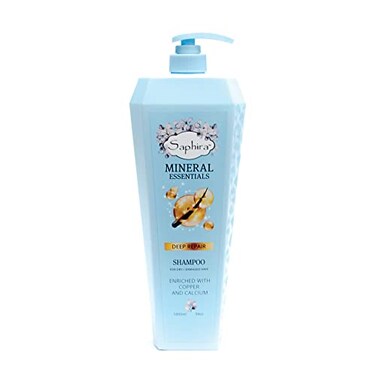 SAPHIRA MINERAL ESSENTIALS Deep Repair Shampoo for Dry and Damaged Hair, Helps Nourish and Hydrate Down to the Core, 34 Ounce