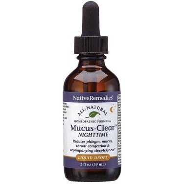 Native Remedies Mucus-Clear Nighttime - Temporarily Relieves Mucus Congestion and Supports Peaceful Sleep
