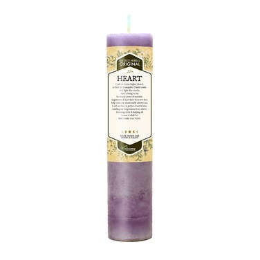 Blessed Herbal Candle Heart