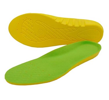 2 Pairs Wide Fit Insoles Plantar Fasciitis Orthotics PU Memory Foam Comfort Shoe Inserts for Men and Women, Cushioned Arch Support, Shock Absorption and Foot Pain Relief (US Men Size 13-15)