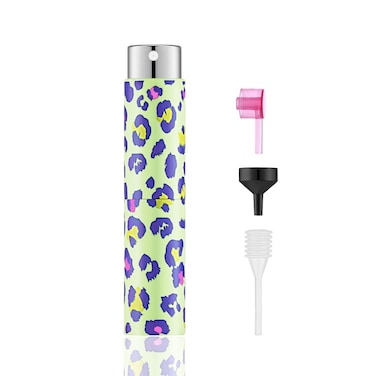 Lil Ray 8ML Refillable Perfume Atomizer Spray Bottle for Travel (1 PCS) Mini Sprayer Dispenser for Perfume Cologne Fragrance (Light Green)