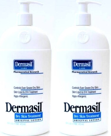 Dermasil Dry Skin Treatment, Original Lotion - 14.5 Oz (Pack of 2)