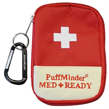 e-Pill MedReady Asthma Inhaler, Peak Flow &amp; Medicine Accessories Travel Case - Does Not Include Inhaler