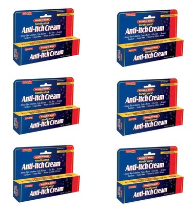 Maximum Relief Medicated Anti-Itch Cream 6 Pack